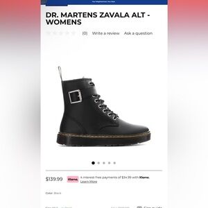 Dr Martens Zavala Alt Size 8 women’s brand new with box